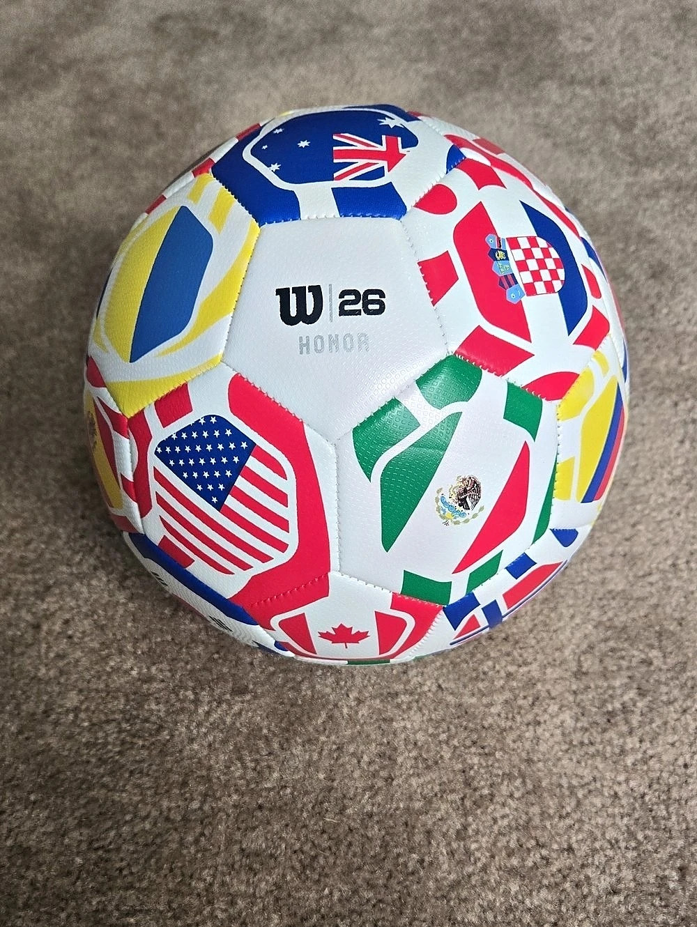 Wilson Honor Soccer Ball White & Blue